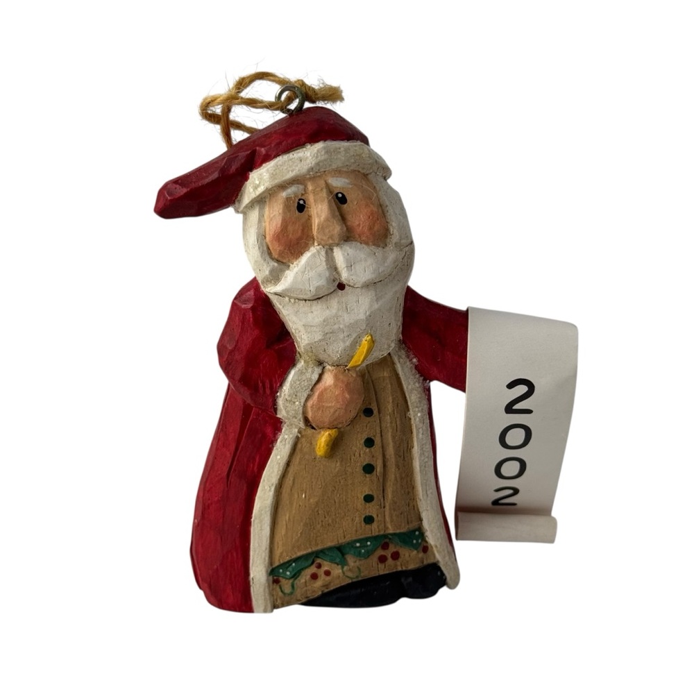 Eddie Walker 2002 Merry Christmas Santa Ornament